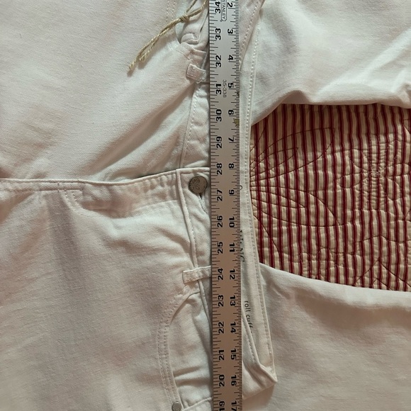 Vera Wang White Ankle Cropped Jeans - Picture 2 of 8